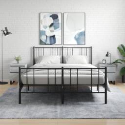 Berkfield Home Bedside Cabinets 2 pcs Concrete Grey 40x35x50 cm Engineered Wood - Size: 40 x 35 x 50 cm - thumbnail 2