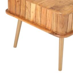 Berkfield Home Durable Coffee Table 100x50x40 cm Solid Acacia Wood in Brown - Size: 100 x 50 x 40 cm - thumbnail 7