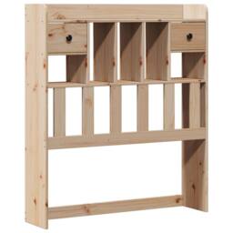 Berkfield Home Bookcase Bed without Mattress 90x190 cm Single Solid Wood Pine in Light Tan - thumbnail 6
