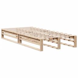 Berkfield Home Bookcase Bed without Mattress 90x190 cm Single Solid Wood Pine in Light Tan - thumbnail 5