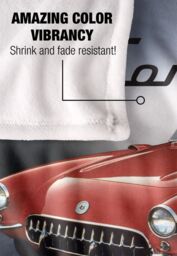 Chevrolet Corvette Shine Silky Touch Super Soft Throw Blanket 152 X 127 cm in White - thumbnail 4