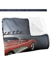 Chevrolet Corvette Shine Silky Touch Super Soft Throw Blanket 152 X 127 cm in White - thumbnail 3