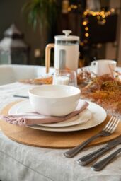 Mikasa 12 Piece China 'Egret' Dinner Set, White, Gift Boxed in White - thumbnail 4