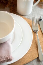 Mikasa 12 Piece China 'Egret' Dinner Set, White, Gift Boxed in White - thumbnail 3