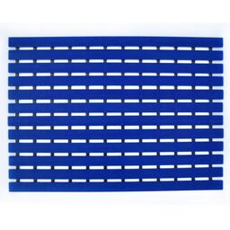 Nicoman PVC Duckboard Anti Slip Shower Mat Bath Mat 61cm x 43cm in Blue - Size: 61 cm x 43 cm - thumbnail 1