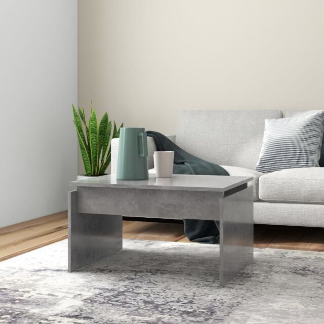 Berkfield Home Coffee Table Concrete Grey 68x50x38 cm Engineered Wood - Size: 68 x 50 x 38 cm - image 1