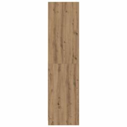 Berkfield Home Wardrobe Artisan Oak 50x50x200 cm Engineered Wood in Brown - Size: 50 x 50 x 200 cm - thumbnail 5