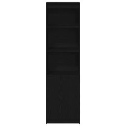 Berkfield Home Highboard Black Oak 50x35x180 cm Engineered Wood - Size: 50 x 35 x 180 cm - thumbnail 6
