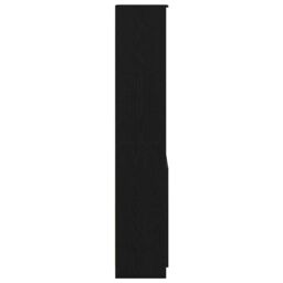 Berkfield Home Highboard Black Oak 50x35x180 cm Engineered Wood - Size: 50 x 35 x 180 cm - thumbnail 7
