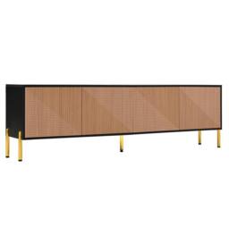 STILVORA TV Cabinet 179 cm with 4 Doors in Natural - thumbnail 6