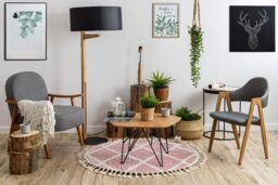 RugsX Berber Rug in Pink - Size: 120 cm diameter - thumbnail 4