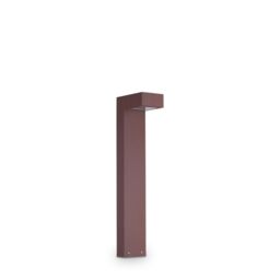 Netlighting Sirio 2 Light Outdoor Bollard Light Coffee IP44 in Brown