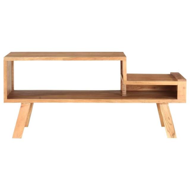 Berkfield Home Coffee Table 100x50x45 cm Solid Acacia Wood in Brown - Size: 100 x 50 x 45 cm - image 1