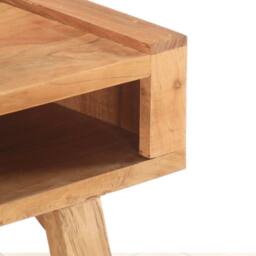 Berkfield Home Coffee Table 100x50x45 cm Solid Acacia Wood in Brown - Size: 100 x 50 x 45 cm - thumbnail 5