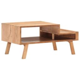 Berkfield Home Coffee Table 100x50x45 cm Solid Acacia Wood in Brown - Size: 100 x 50 x 45 cm - thumbnail 7