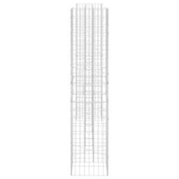 Berkfield Home H-Shaped Gabion Planter Steel Wire 260x40x200 cm in Silver - Size: 260 x 40 x 200 cm - thumbnail 4
