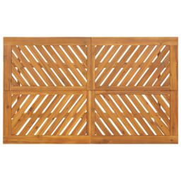 Berkfield Home 5 Piece Garden Dining Set Solid Wood Acacia in Brown - thumbnail 9