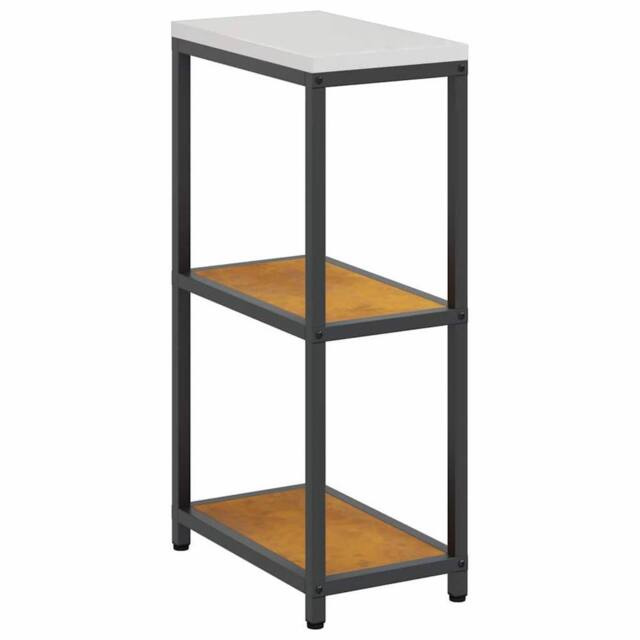 Berkfield Home Kitchen Storage Shelf with Storage Rusty Weathering steel in Brown - image 1