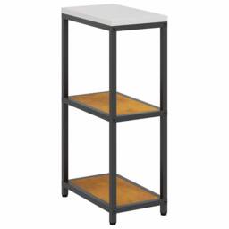 Berkfield Home Kitchen Storage Shelf with Storage Rusty Weathering steel in Brown - thumbnail 1