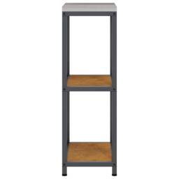 Berkfield Home Kitchen Storage Shelf with Storage Rusty Weathering steel in Brown - thumbnail 7