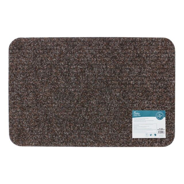 JVL Heavy Duty Commodore Barrier Door Mat, 60x80cm, Grey/Black in Dark Grey - Size: 60 cm x 80 cm - image 1