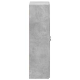 Berkfield Home File Cabinet Concrete Grey 60x32x115 cm Engineered Wood - Size: 60 x 32 x 115 cm - thumbnail 5