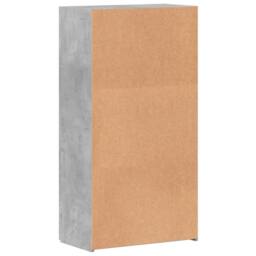 Berkfield Home File Cabinet Concrete Grey 60x32x115 cm Engineered Wood - Size: 60 x 32 x 115 cm - thumbnail 6