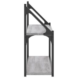 Berkfield Home 2-Tier Wall Shelf Grey Sonoma 80x21x51 cm Engineered Wood - Size: 80 x 21 x 51 cm - thumbnail 5