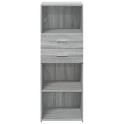 Berkfield Home Highboard Grey Sonoma 45x42.5x124 cm Engineered Wood - thumbnail 4