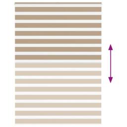 Berkfield Home Elegant Zebra Blind Sand Brown 160x230 cm Fabric Width 155.9 cm P - thumbnail 5