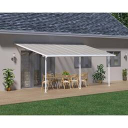Palram Patio Cover Sierra 3 x 6.10 Clear - L619 x W299 x H305 cm - White - thumbnail 2