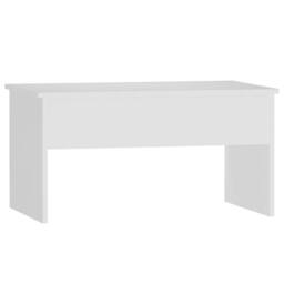 Berkfield Home Modern Coffee Table White 80x50.5x41.5 cm Engineered Wood - thumbnail 1