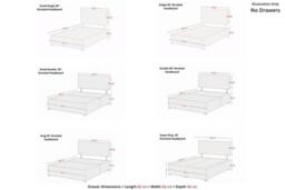 "Sloomy Langston Plush Divan Bed Base No Drawers With 26"" Strutted Headboard in Silver - Size: King" - thumbnail 3