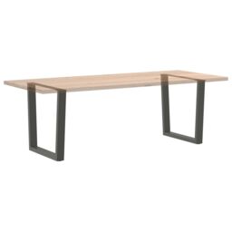 Berkfield Home Dining Table Legs V-Shape 2 pcs Anthracite 90x(72-73.3) cm Steel - thumbnail 8