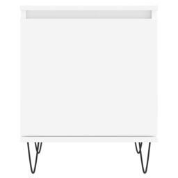 Berkfield Home Bedside Cabinets 2 pcs White 40x30x50 cm Engineered Wood - Size: 40 x 30 x 50 cm - thumbnail 5