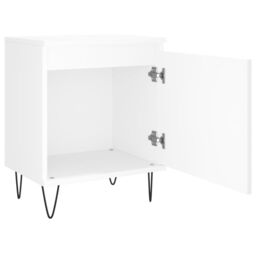 Berkfield Home Bedside Cabinets 2 pcs White 40x30x50 cm Engineered Wood - Size: 40 x 30 x 50 cm - thumbnail 6