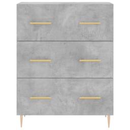 Berkfield Home Highboard Concrete Grey 69.5x34x180 cm Engineered Wood - thumbnail 8