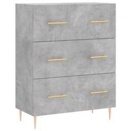 Berkfield Home Highboard Concrete Grey 69.5x34x180 cm Engineered Wood - thumbnail 7