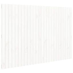 Berkfield Home Wall Headboard White 166x3x110 cm Solid Wood Pine - Size: 166 x 3 x 110 cm - thumbnail 3