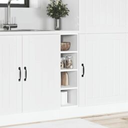 Berkfield Home Bottom Cabinet White 20x44, 5x81, 5 cm Engineered Wood - thumbnail 3