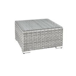 Oseasons Malta Rattan Coffee Table in Grey - thumbnail 1