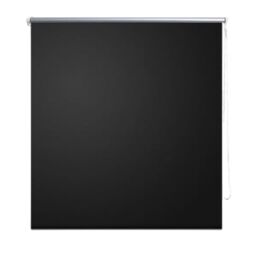 Berkfield Home Roller Blind Blackout 80 x 175 cm Black - thumbnail 2