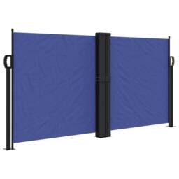 Berkfield Home Retractable Side Awning Blue 120x1200 cm - thumbnail 2