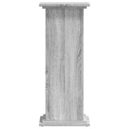 Berkfield Home Plant Stand Grey Sonoma 33x33x80 cm Engineered Wood - Size: 33 x 33 x 80 cm - thumbnail 4