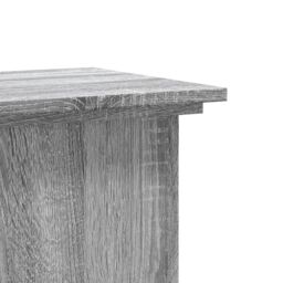 Berkfield Home Plant Stand Grey Sonoma 33x33x80 cm Engineered Wood - Size: 33 x 33 x 80 cm - thumbnail 7