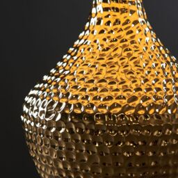 ValueLights Bailey Gold Table Lamp Base - thumbnail 3