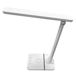 Nicoman White Desk Lamp with Wireless & USB Phone Charger - thumbnail 6