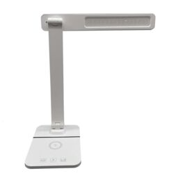Nicoman White Desk Lamp with Wireless & USB Phone Charger - thumbnail 4
