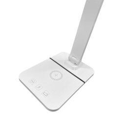 Nicoman White Desk Lamp with Wireless & USB Phone Charger - thumbnail 3