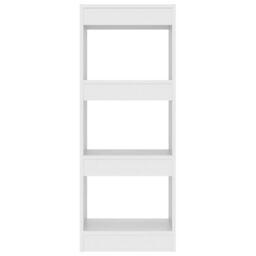 Berkfield Home Book Cabinet/Room Divider White 40x30x103 cm Engineered Wood - Size: 40 x 30 x 103 cm - thumbnail 5